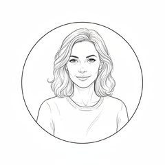 Portrait dessiné de Océane Mallet